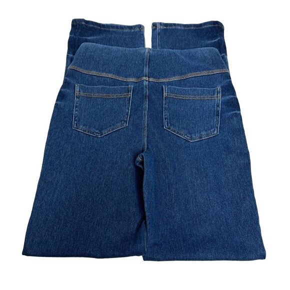 Lysse medium wash straight leg pull on jeans size S - Picture 12 of 16